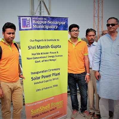 10 kWp Grid Connect Solar Rooftop Power Plant
