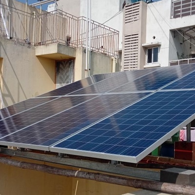 6.6 kWp On-Grid Domestic Solar Power Plant