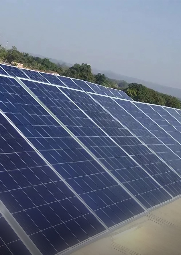 Solar Power Plant at Bharat Sevashram Sangha