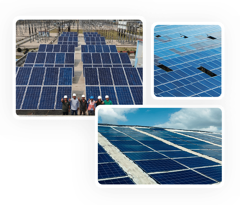90 KWp Industrial Solar Power Plant at PGCIL substation